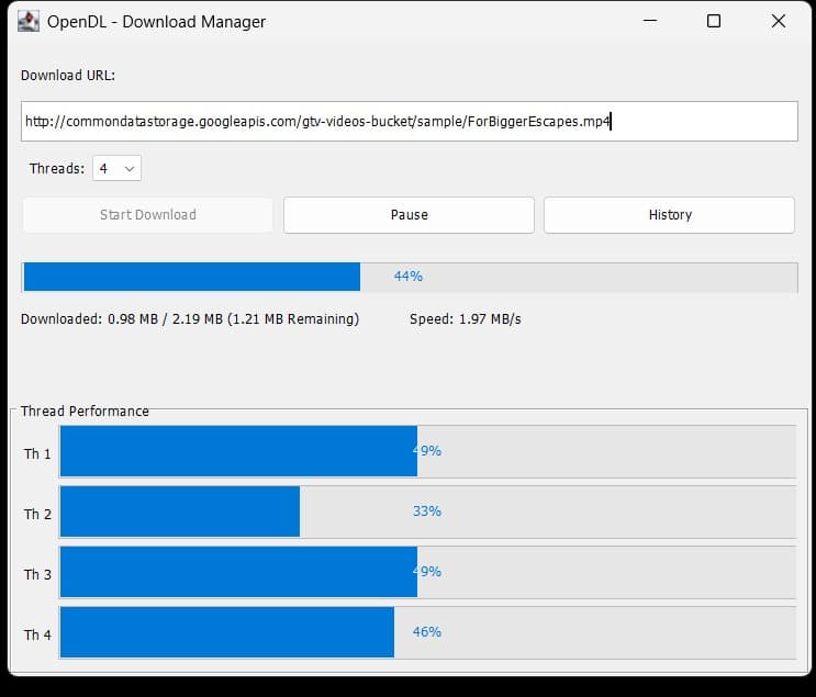 Java Download Accelerator